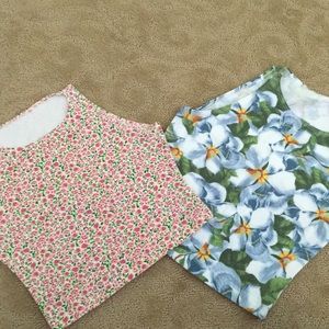 2-Pack American Apparel Crop Tops